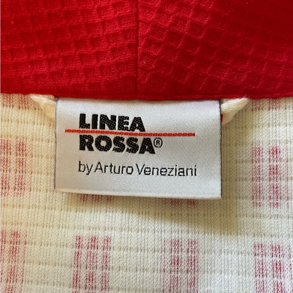 Vintage 80’s Cotton Waffle Weave Bathrobe XXL Big and Tall - Picture 3 of 8